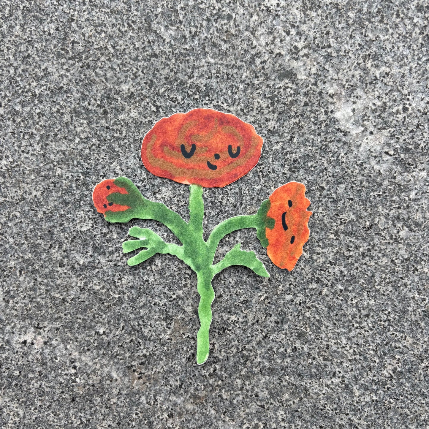 Flower Sticker : Ranunculus