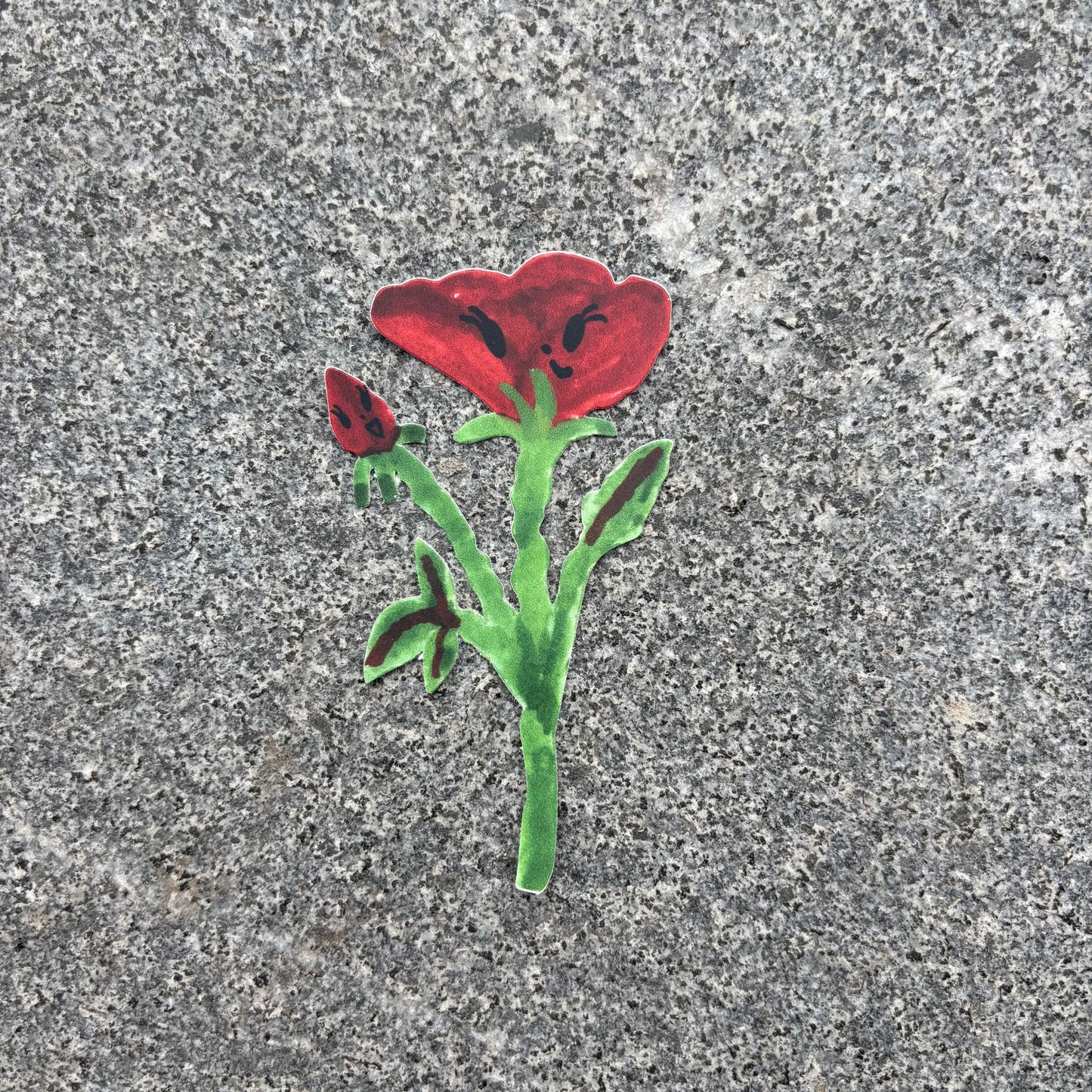 Flower Sticker : Rose