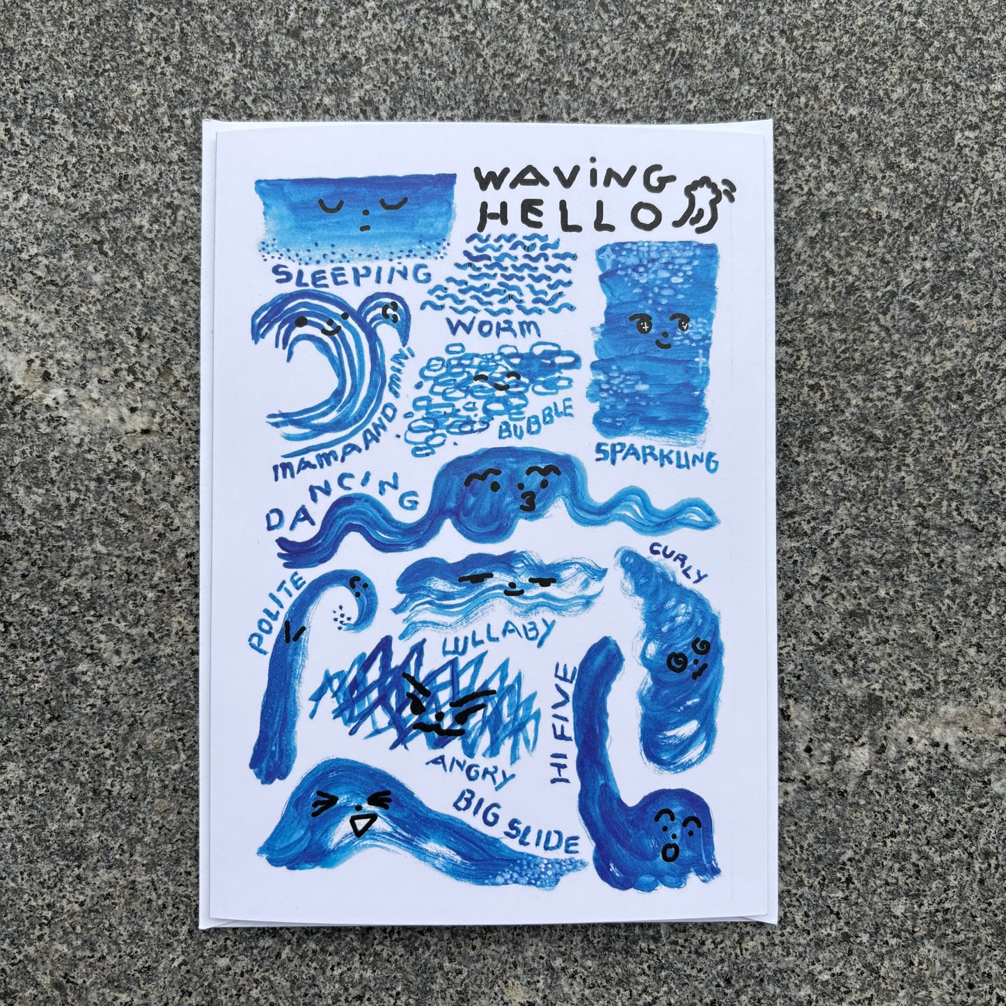 Card : Waving Hello