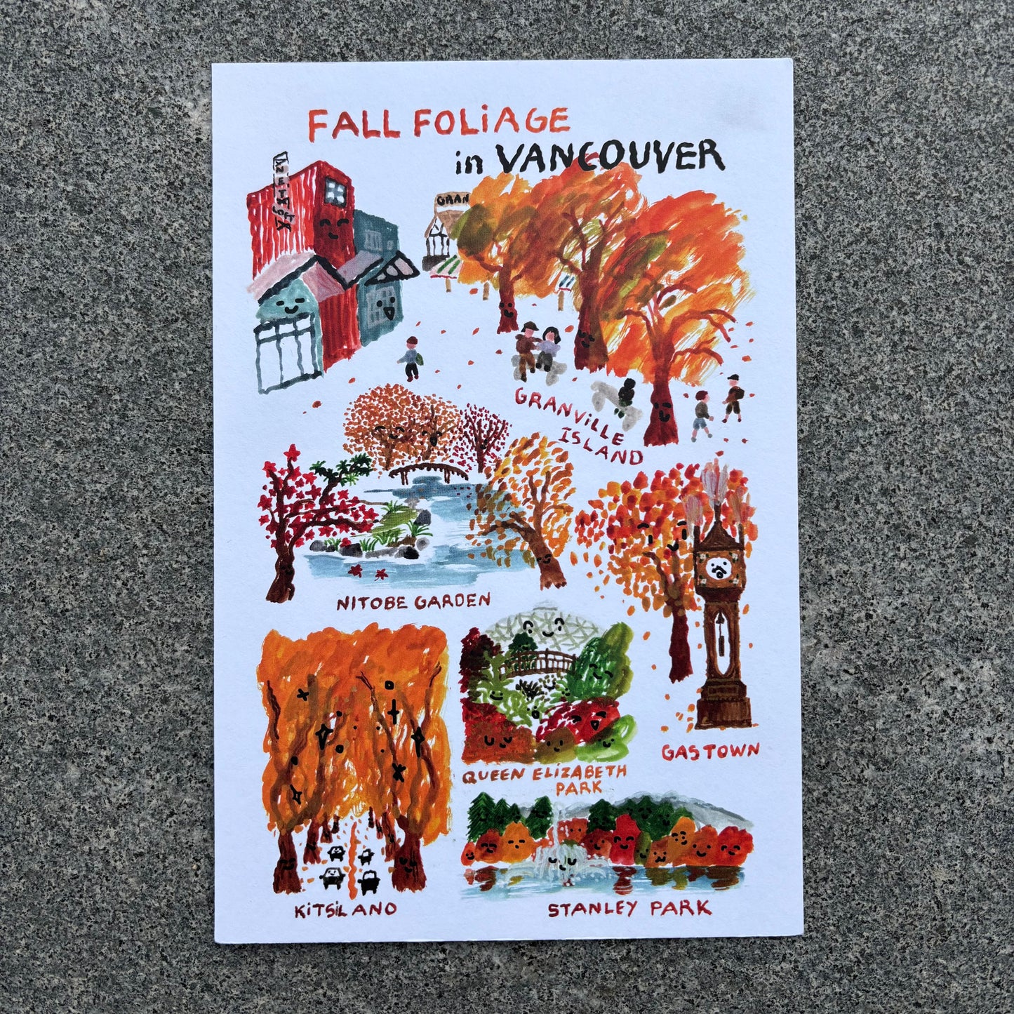 mini Poster : Fall Vancouver