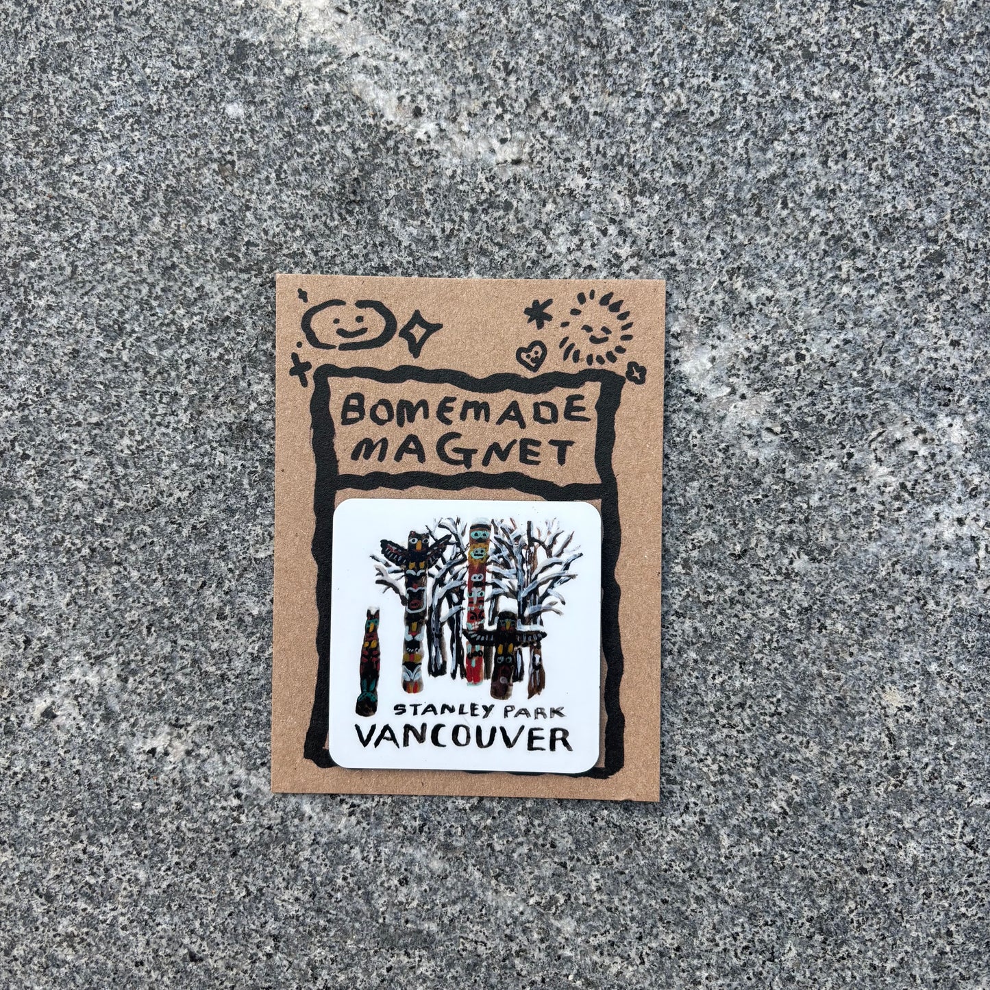 Magnet : Winter Stanley Park