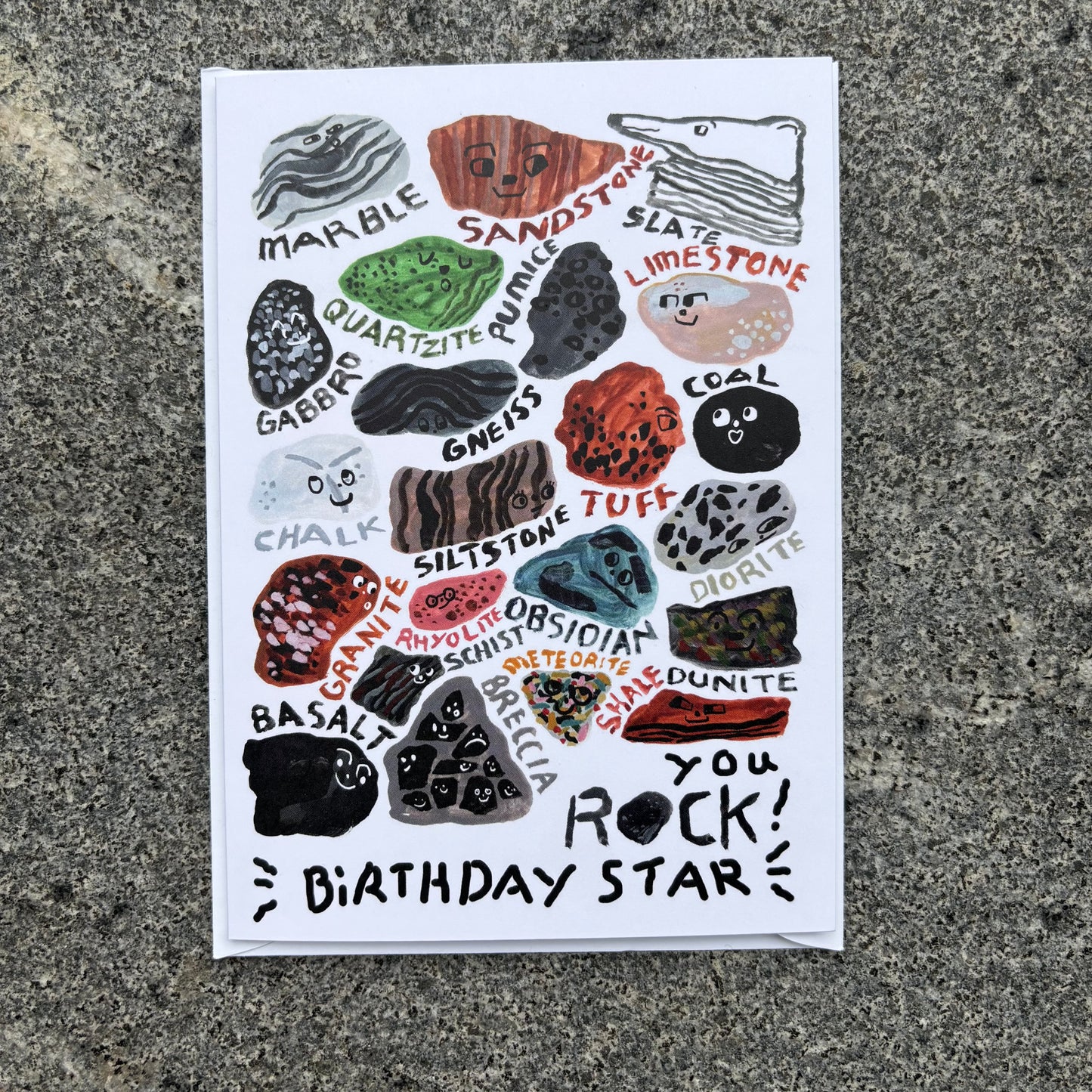 Card : Rock birthday