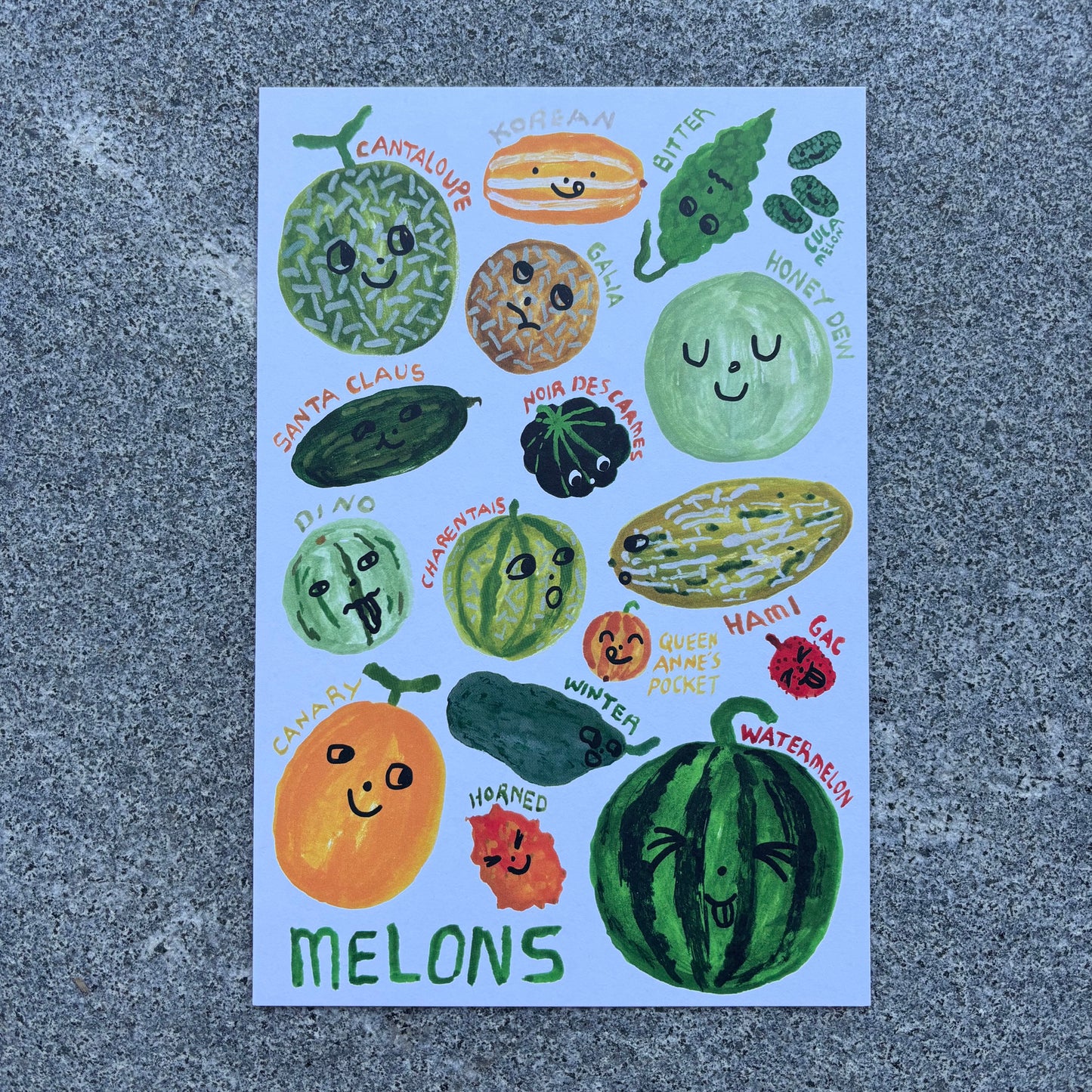 mini Poster : Melons