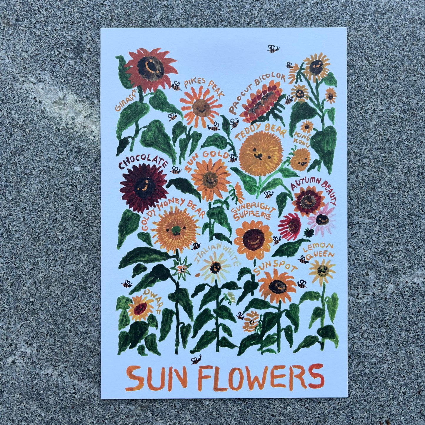 mini Poster : Sunflowers