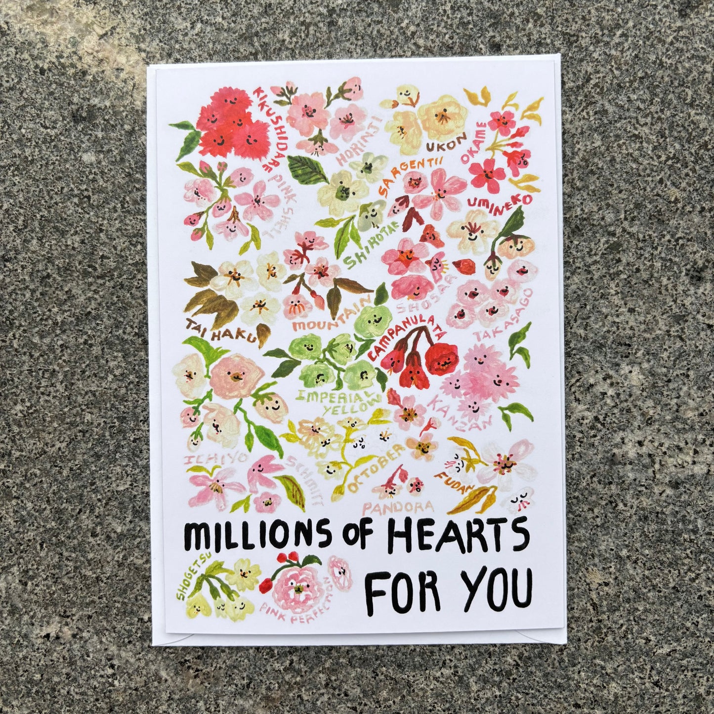 Card : millions of hearts, Cherry blossom