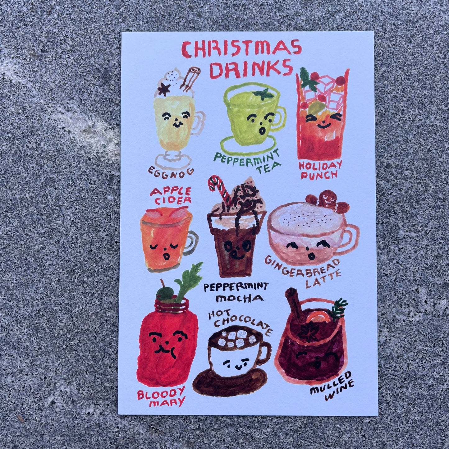 mini Poster : Christmas Drink