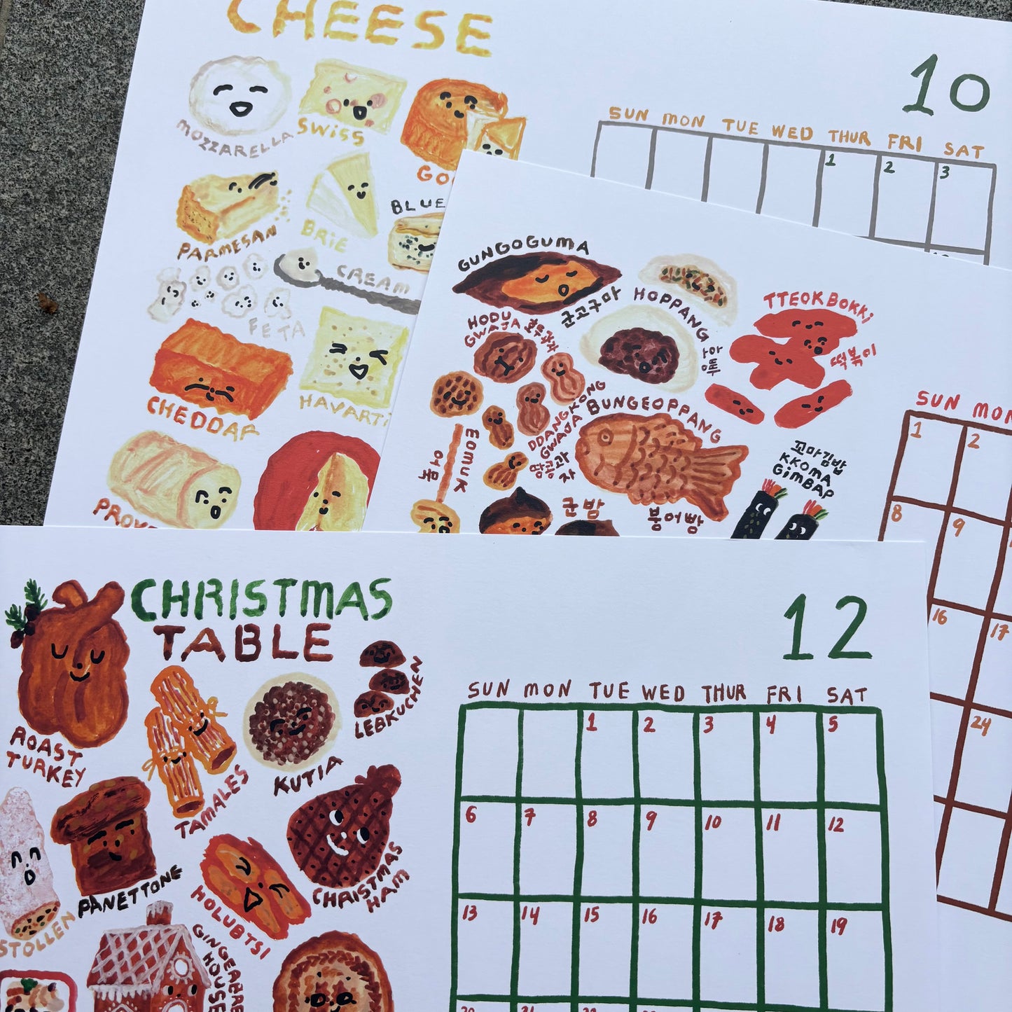 2026 Calendar : Delicious collection