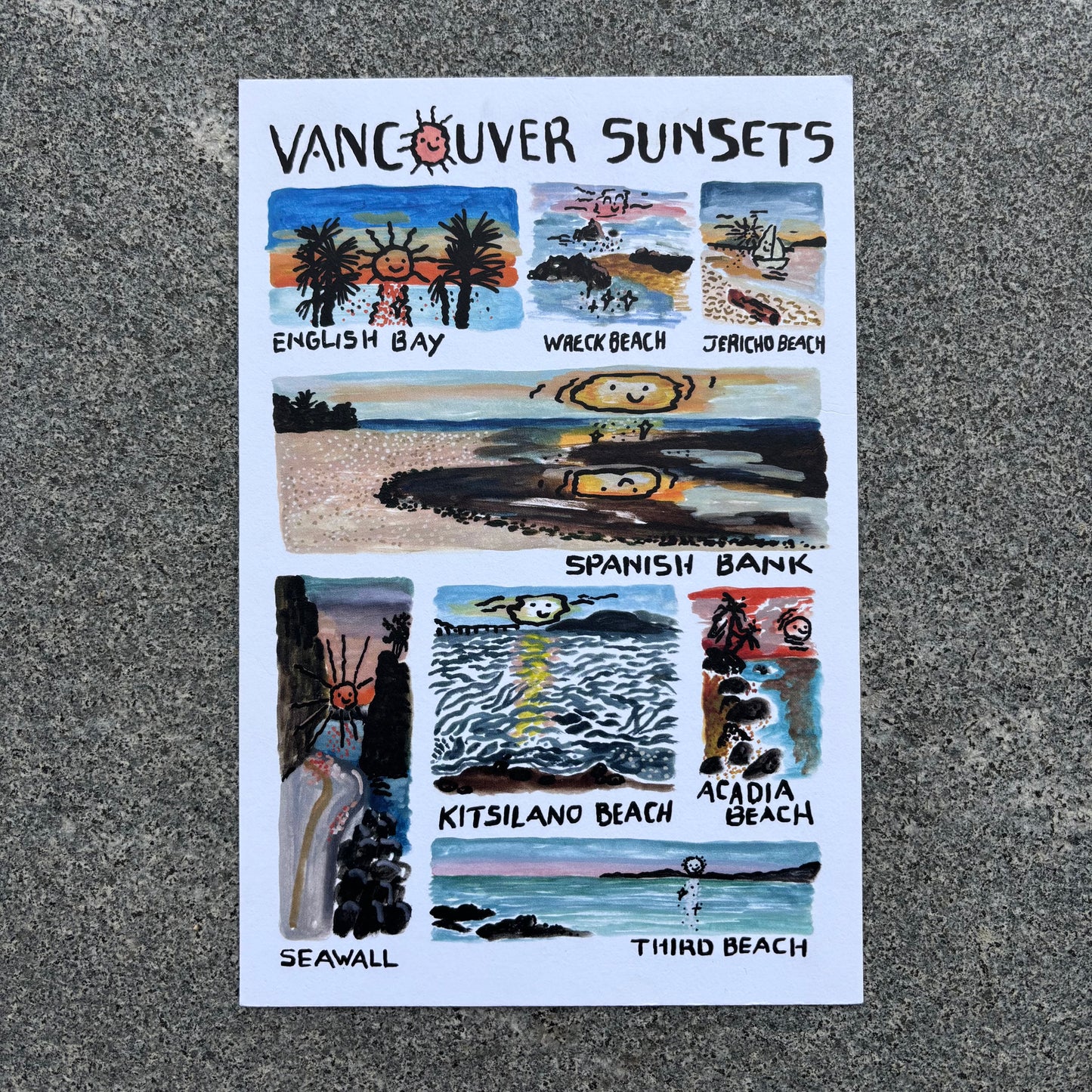 mini Poster : Vancouver Sunsets