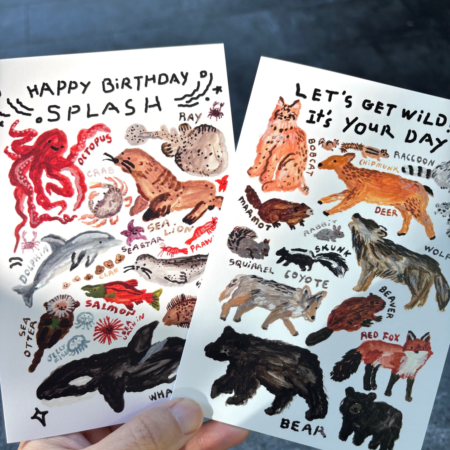 Card : Splash birthday