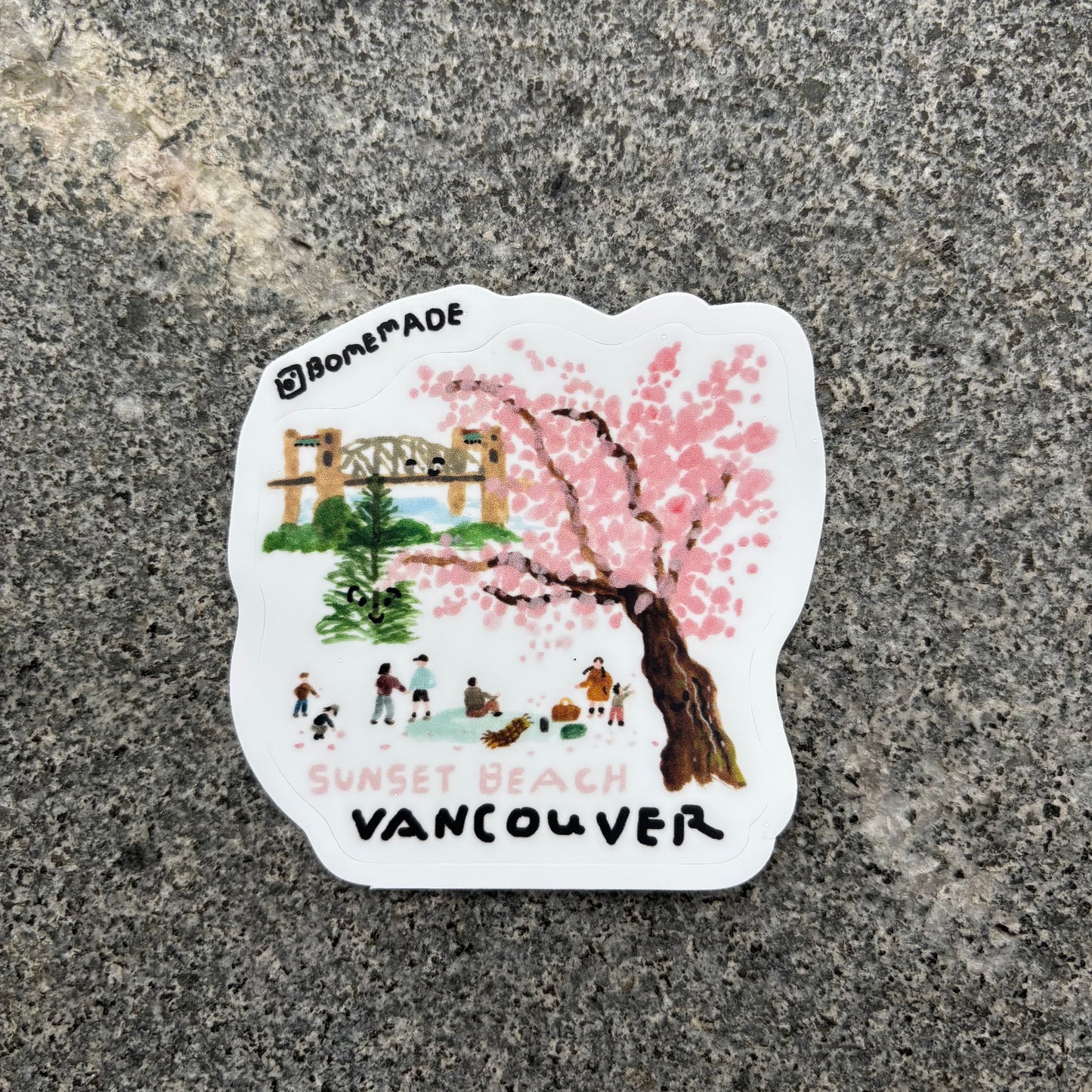 Sticker : Spring Sunset Beach