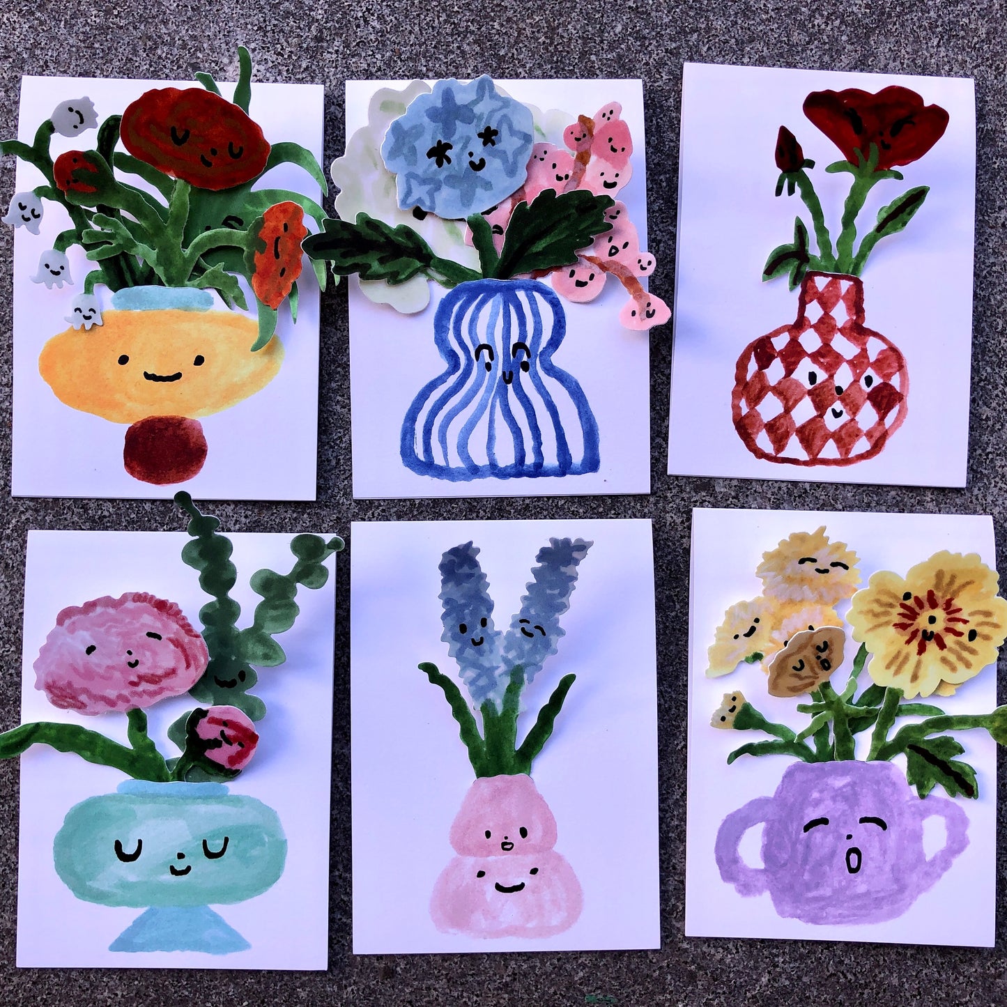 DIY Bouquet Card (Set of 6)