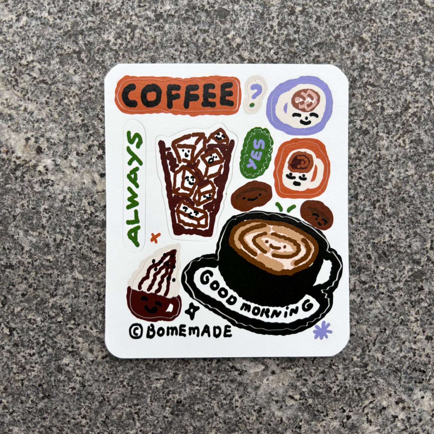 mini Sticker : Coffee