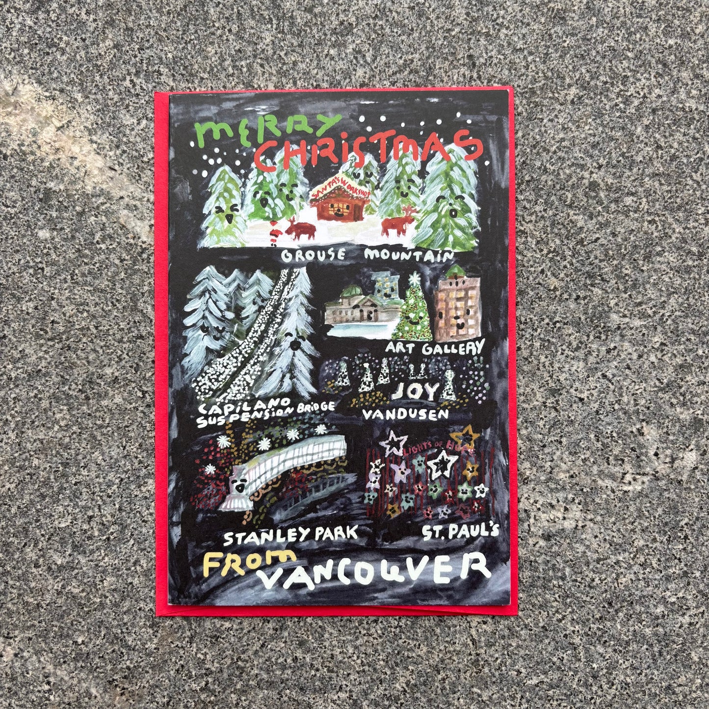 Card : Merry Christmas from Vancouver
