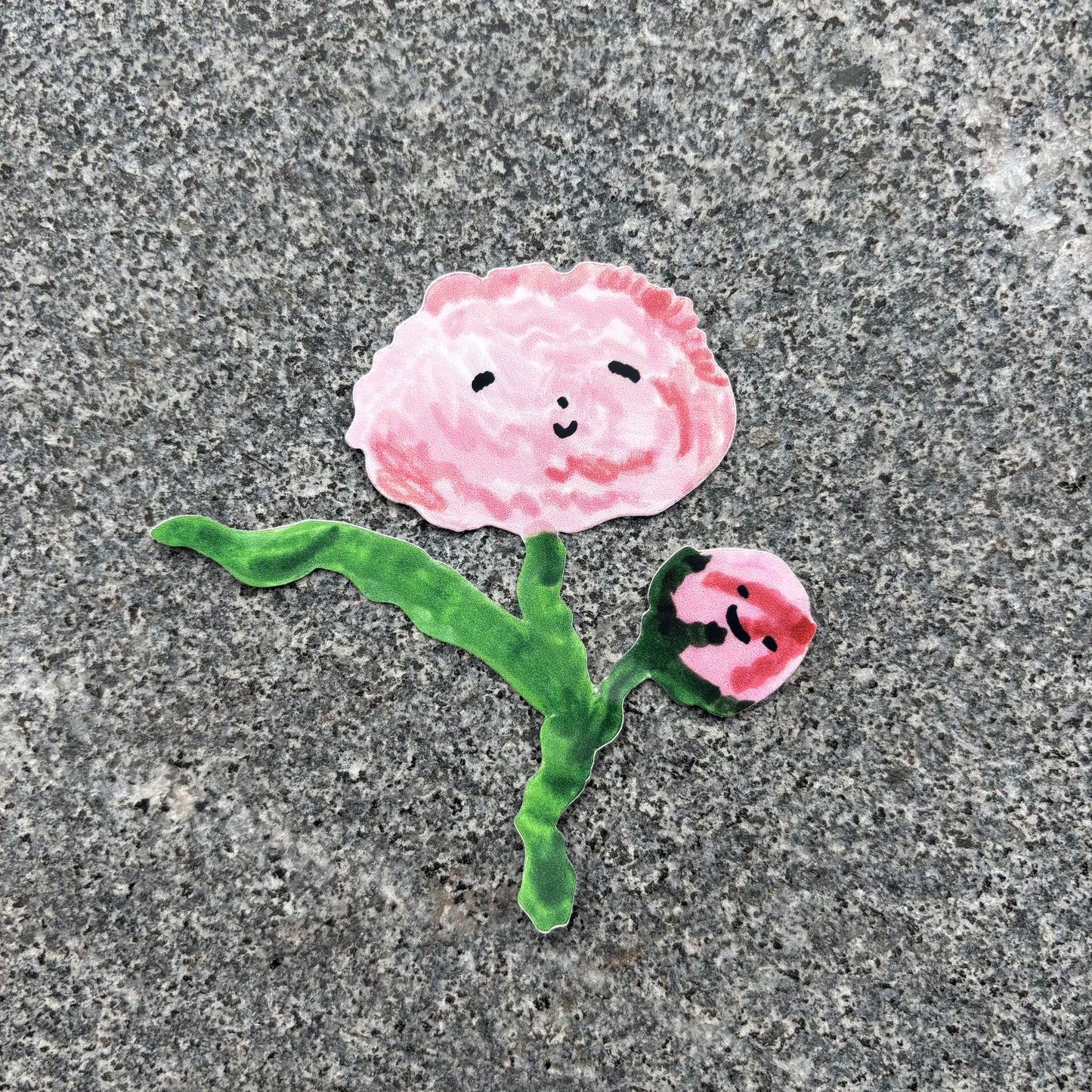 Flower Sticker : Peony