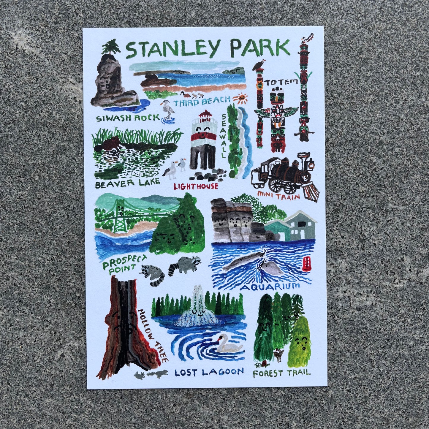 mini Poster : VANCOUVER Stanley Park