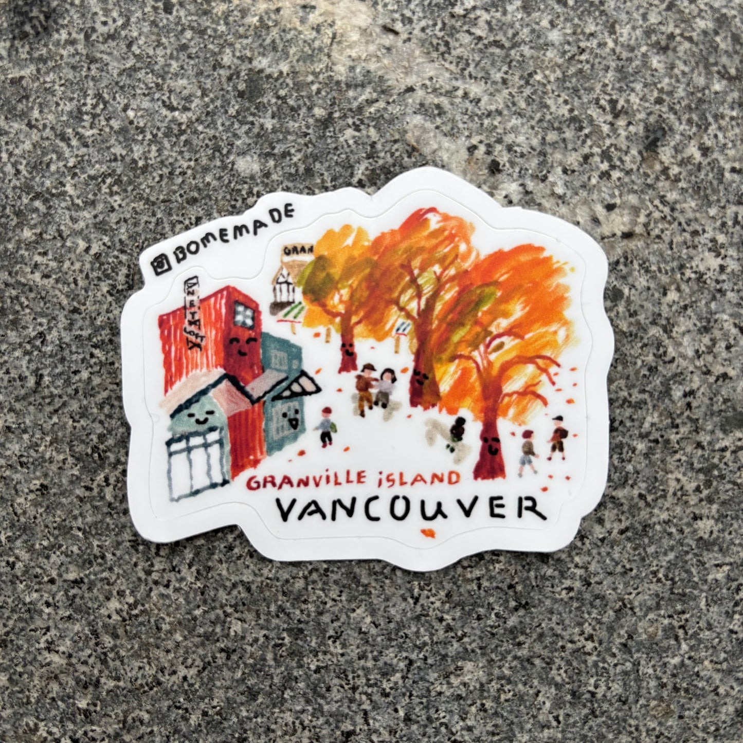 Sticker : Fall Granville Island