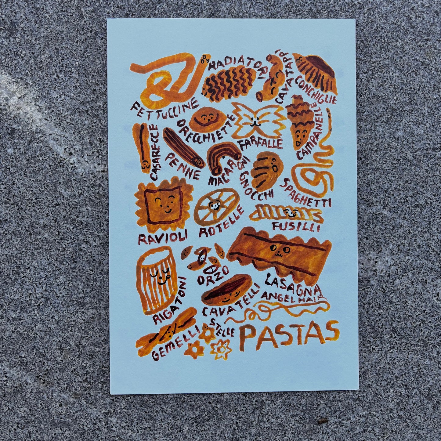 mini Poster : Pastas