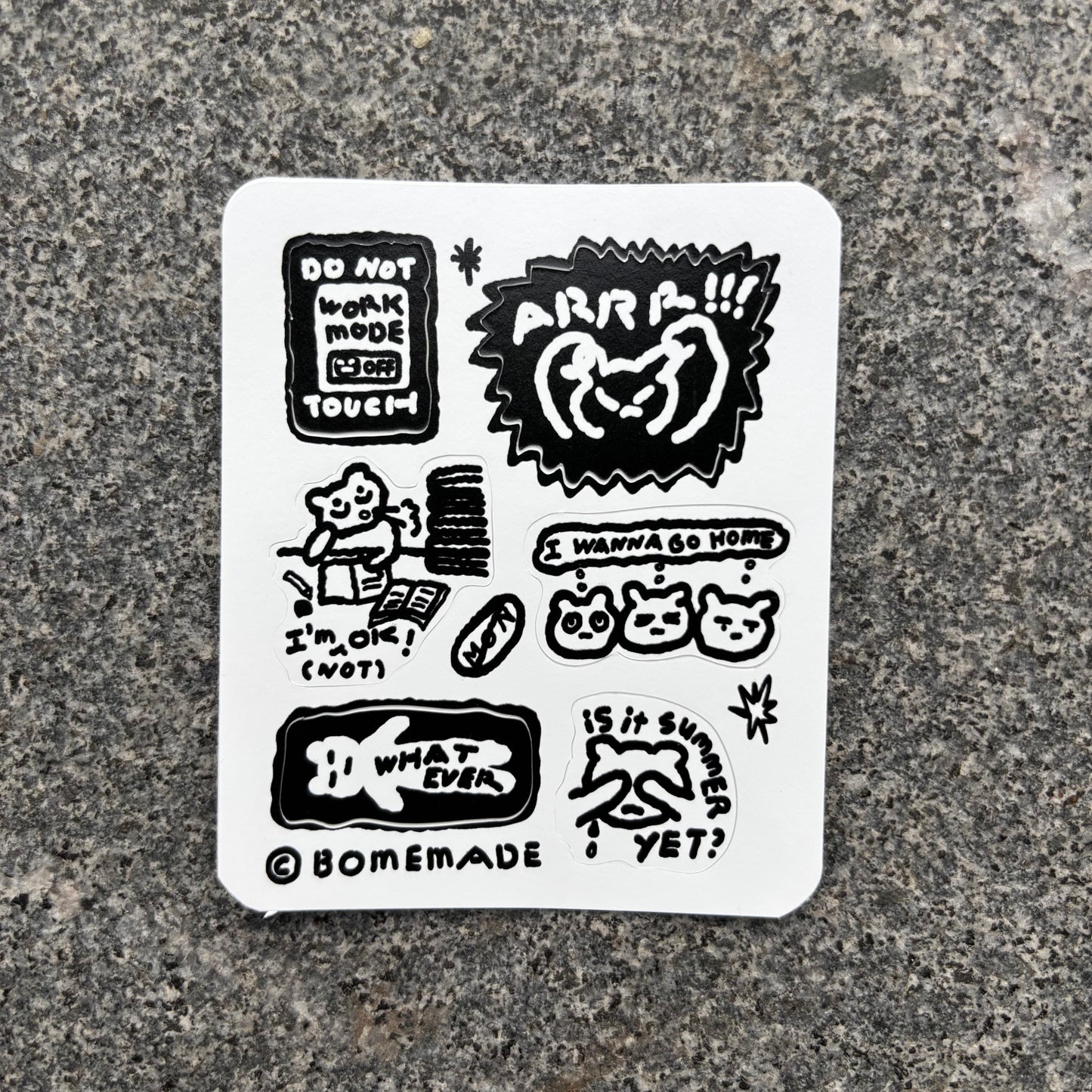 Mini sticker : Whatever