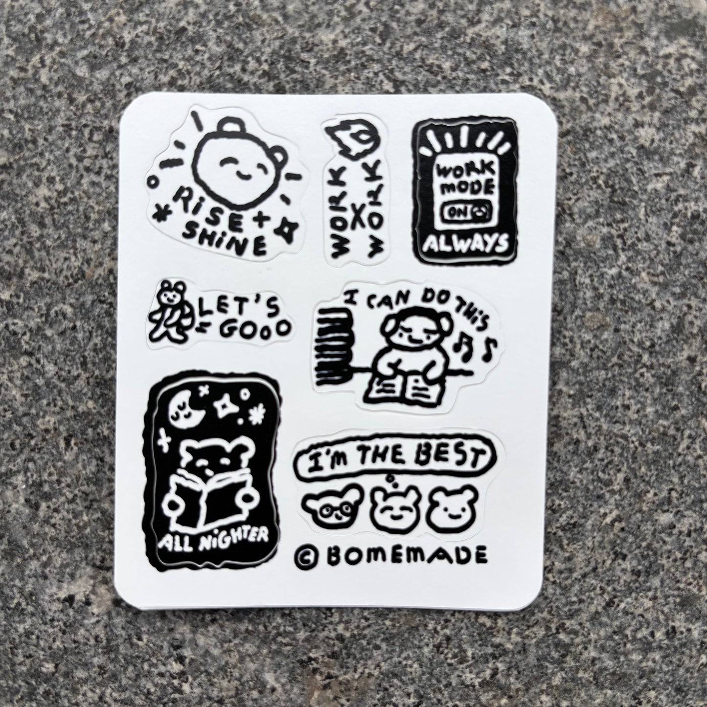 mini sticker : Work x Work