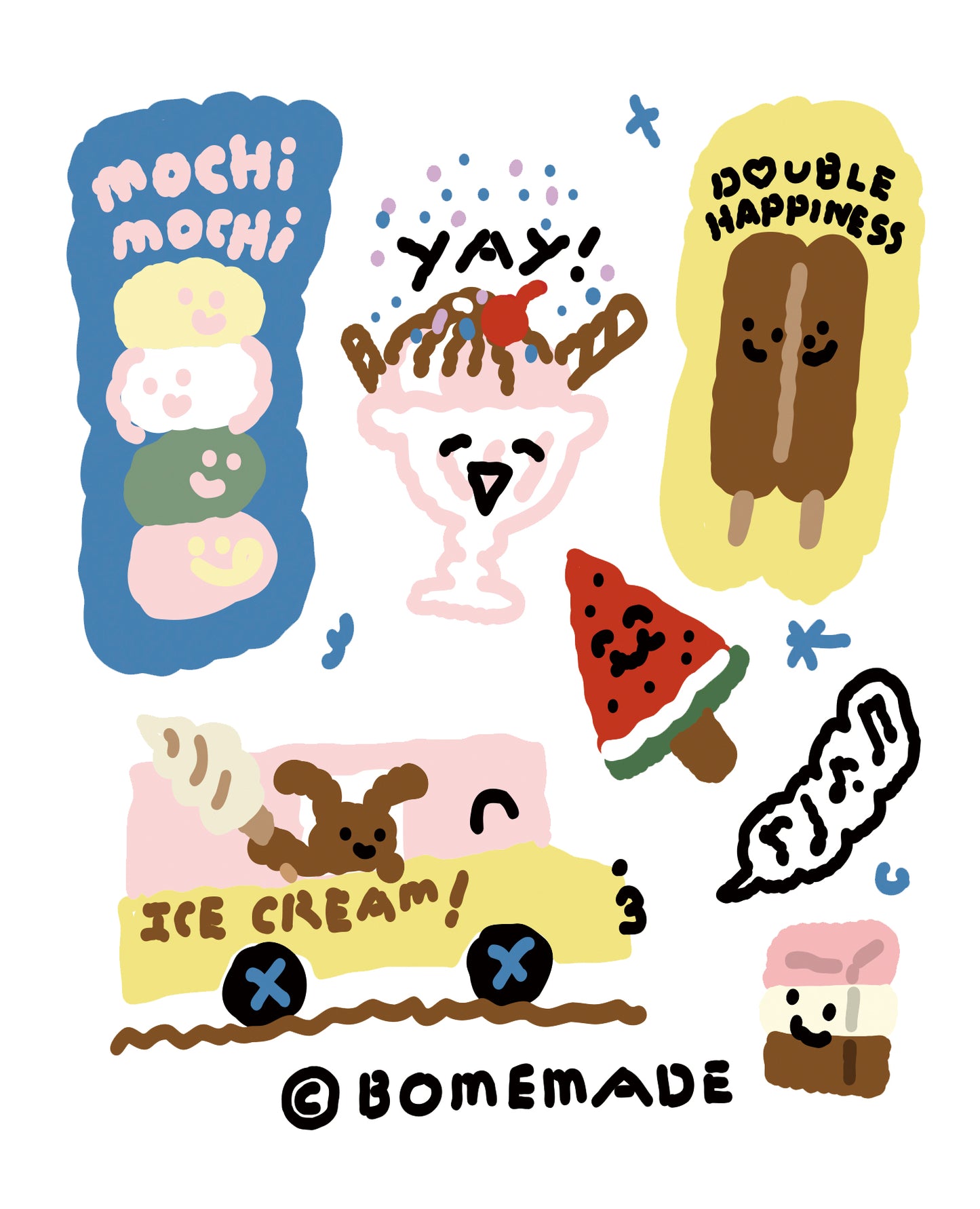 DTF transfer- Icecream!
