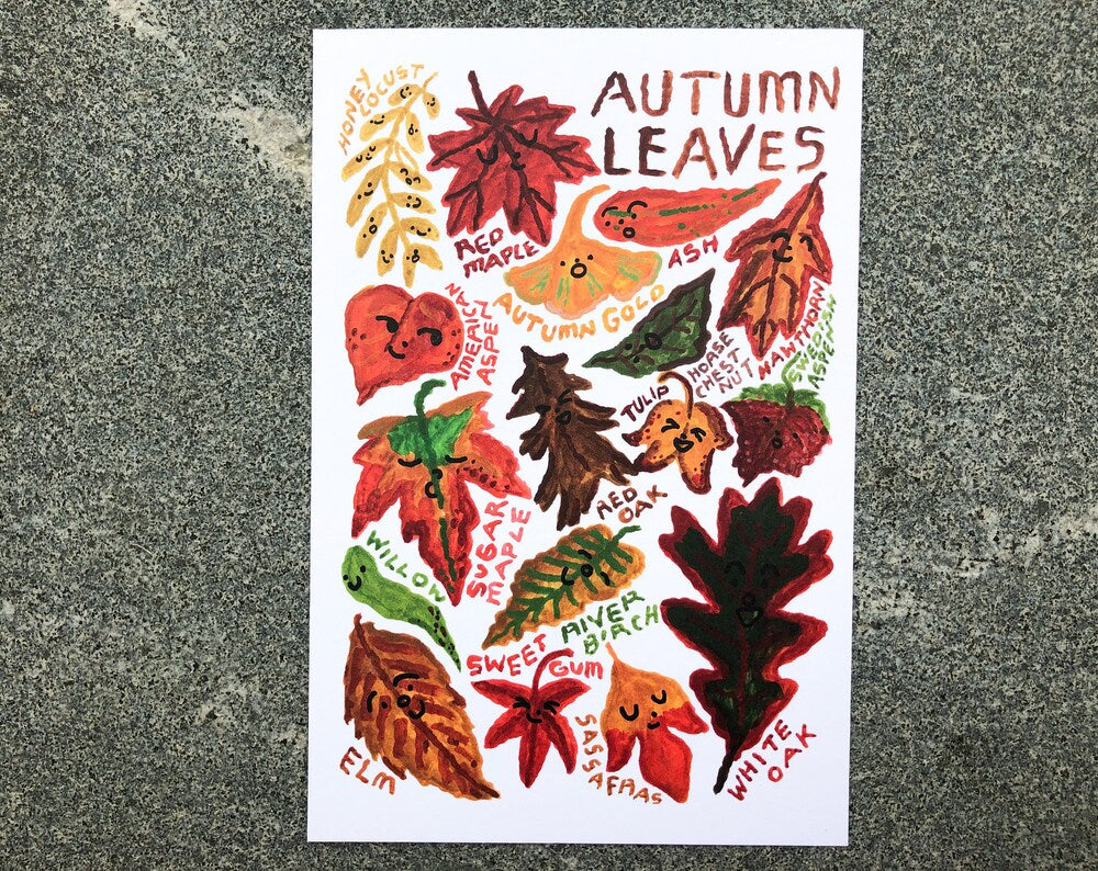 mini Poster : Autumn Leaves