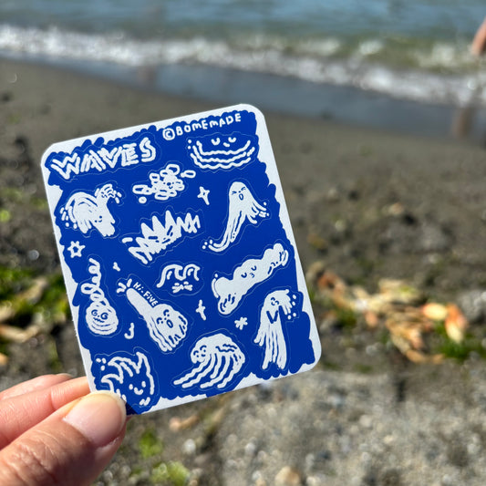 mini Sticker : Waves