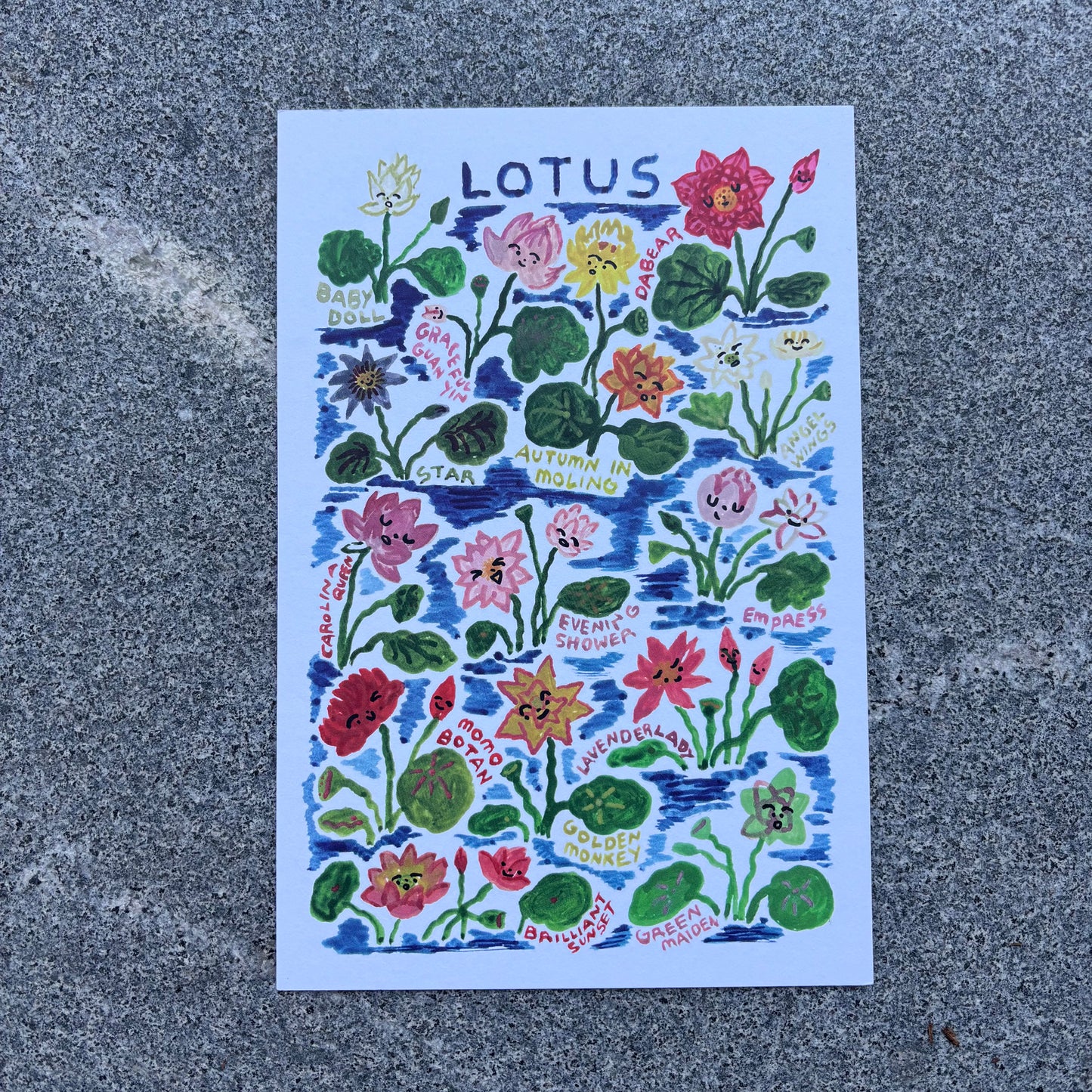 mini Poster : Lotus