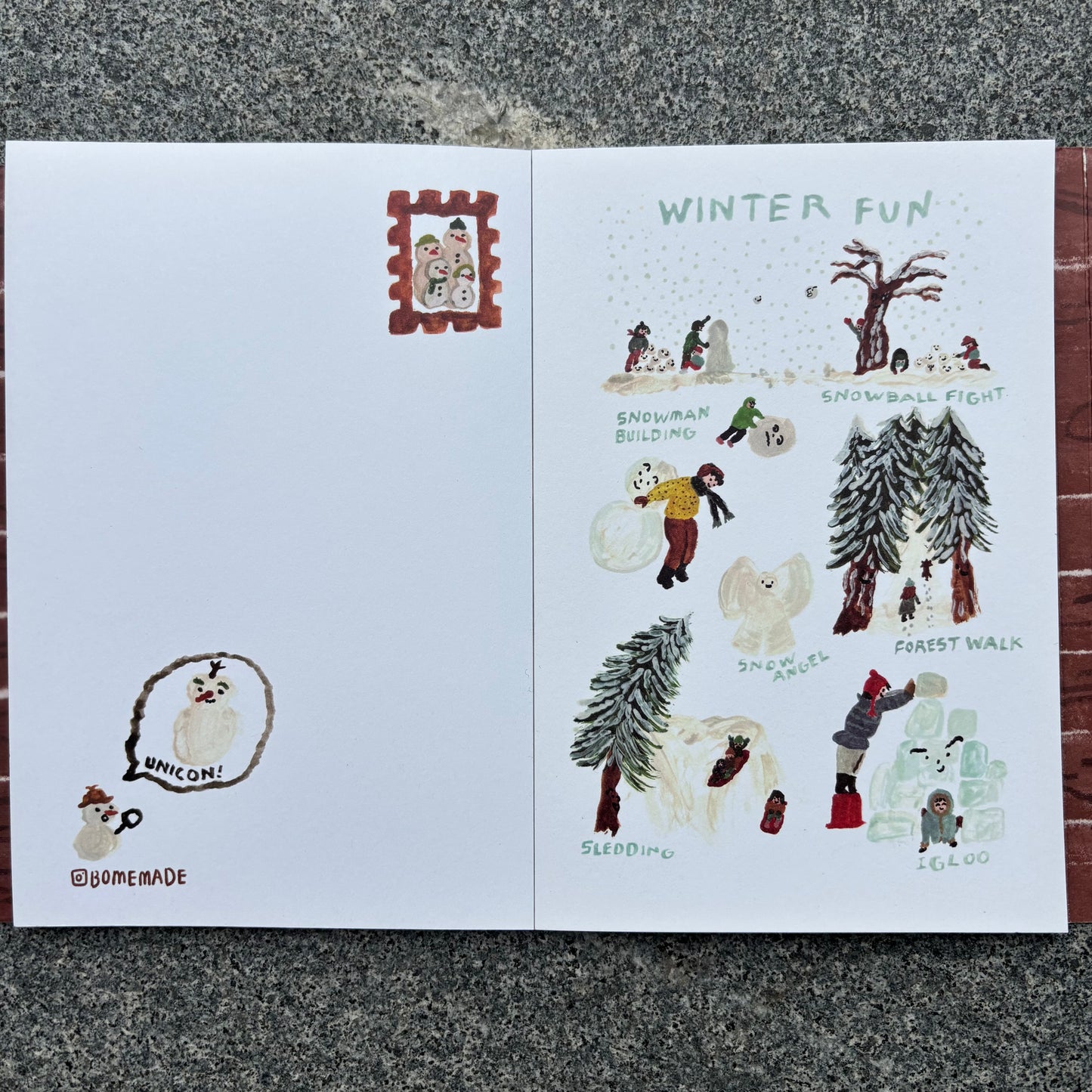 24 postcards Book - Christmas Collection