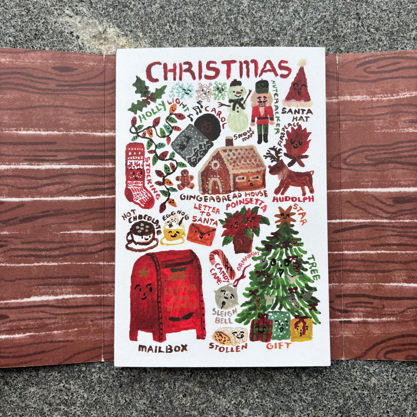 24 postcards Book - Christmas Collection