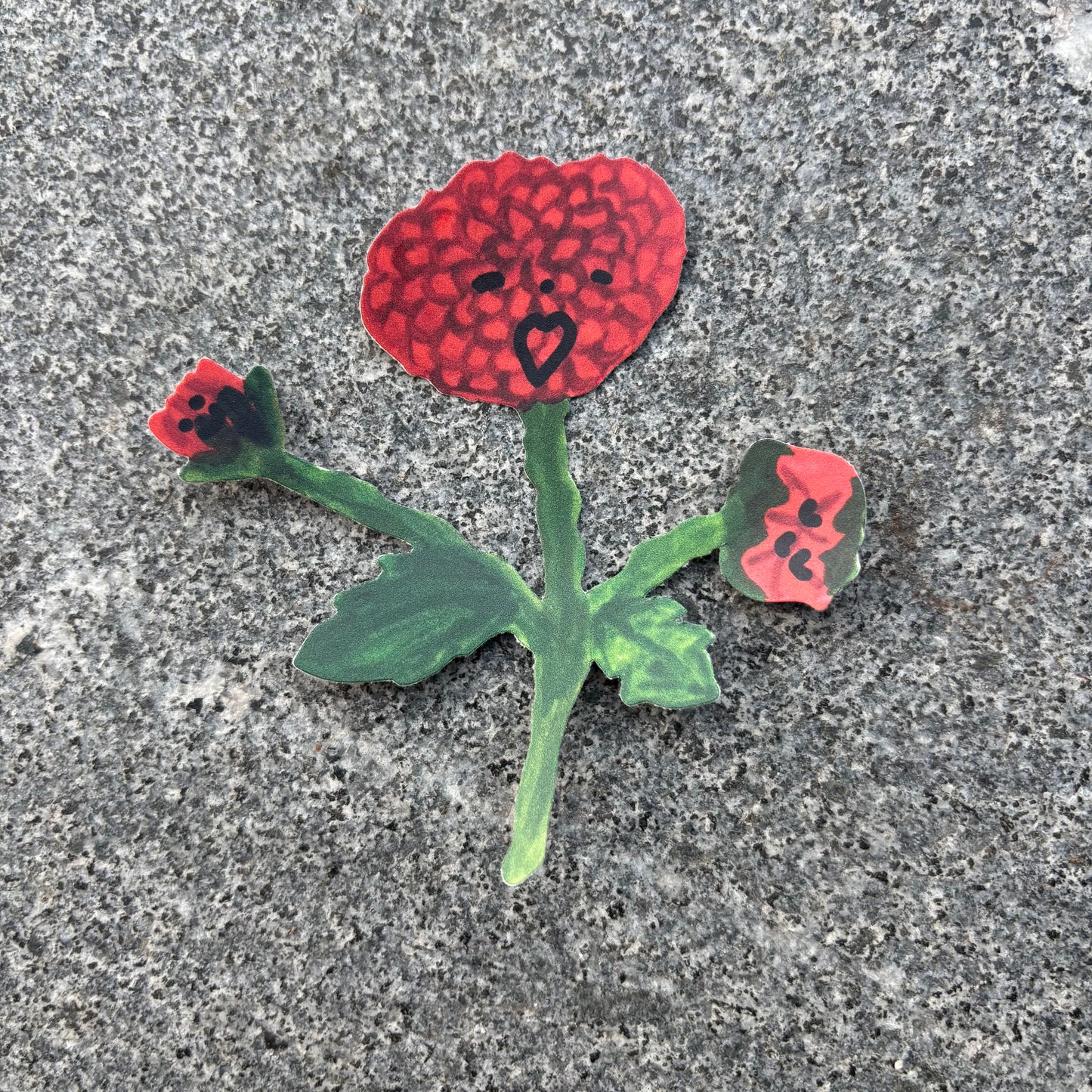 Flower Sticker : dahlia