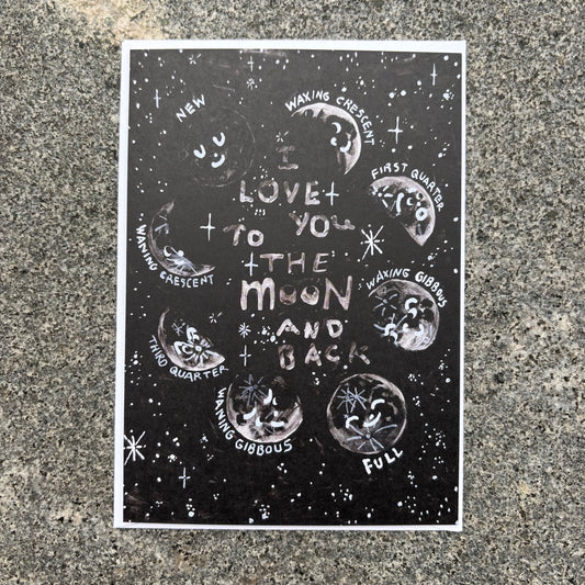 Card : to the Moon