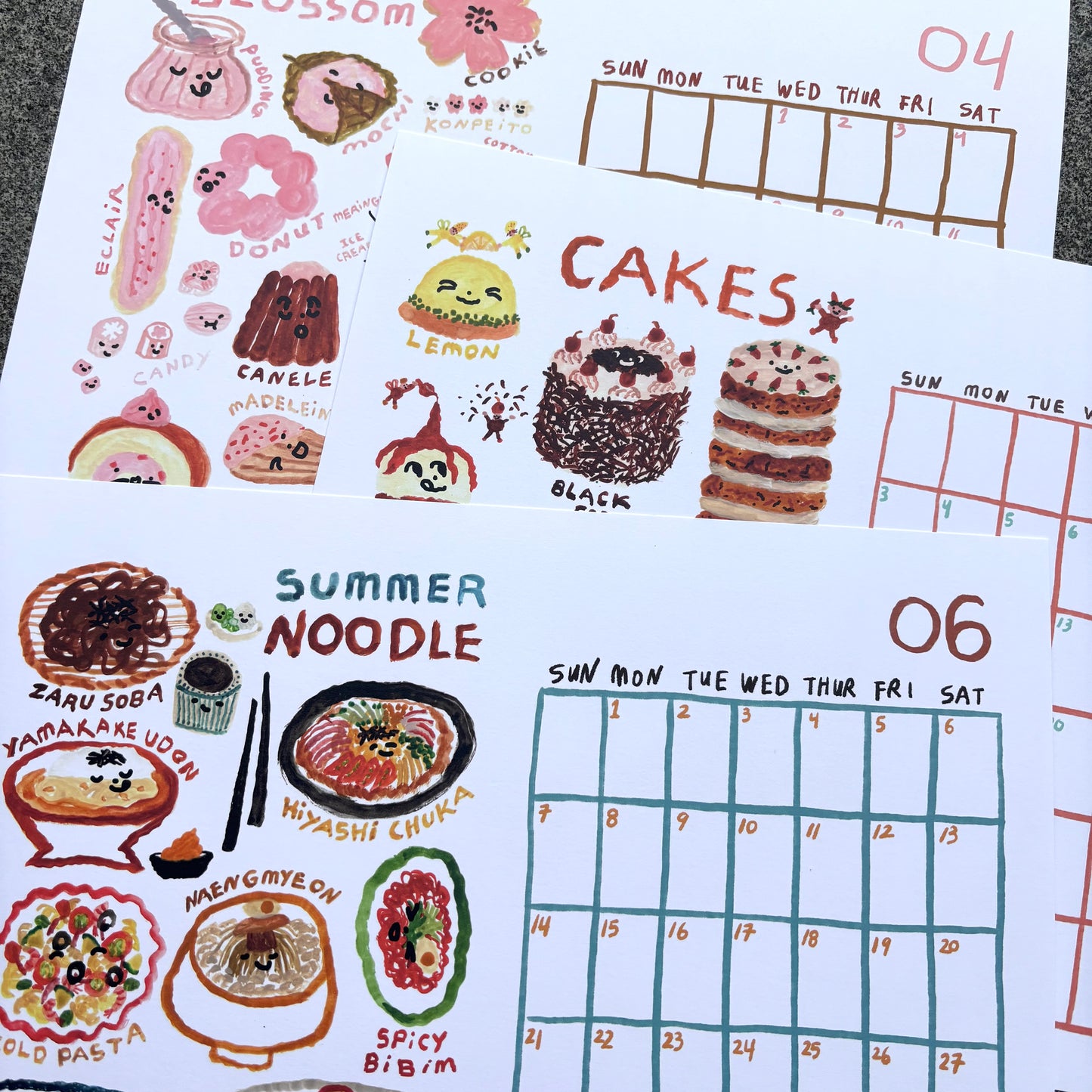 2026 Calendar : Delicious collection