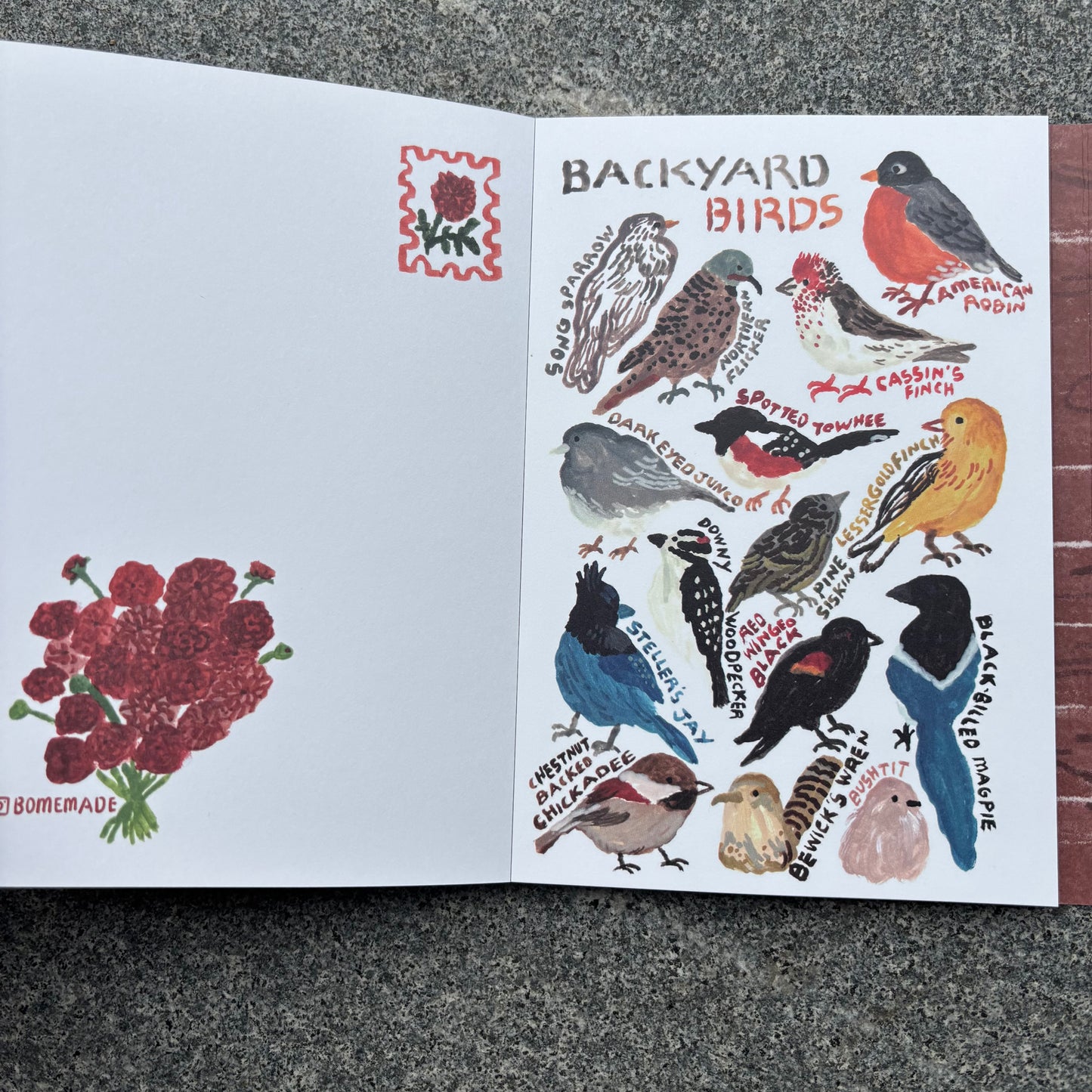 24 postcards Book - Garden Collection