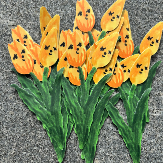 Flower Sticker : tulip