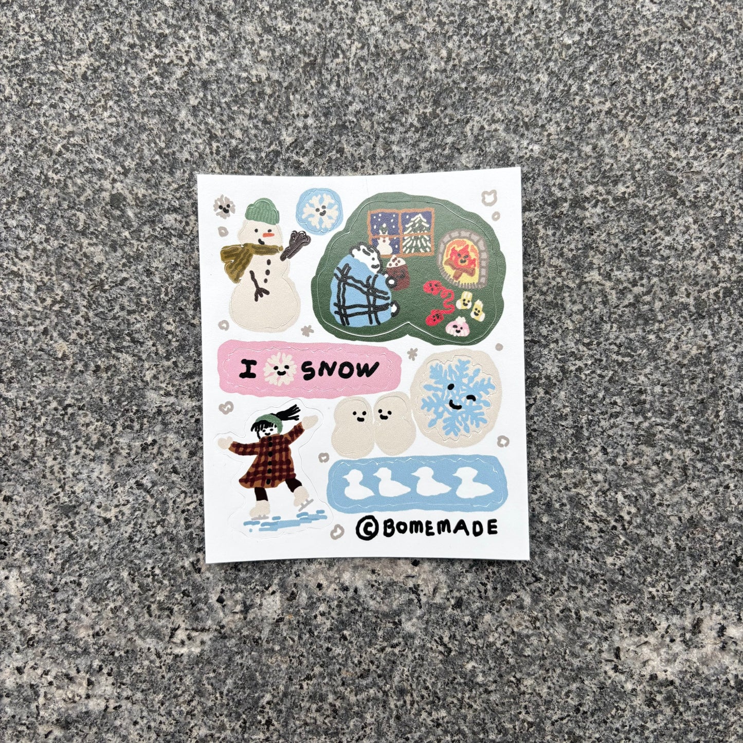mini Sticker : Snow