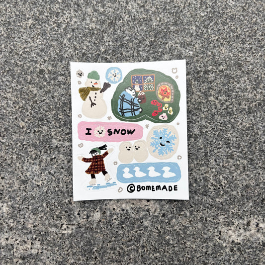 mini Sticker : Snow