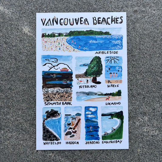 mini Poster : Vancouver Beaches