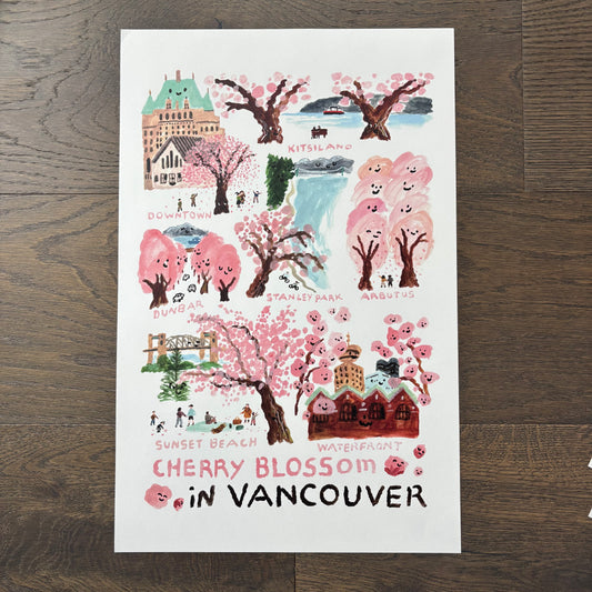 Big Poster : Vancouver Cherry Blossoms