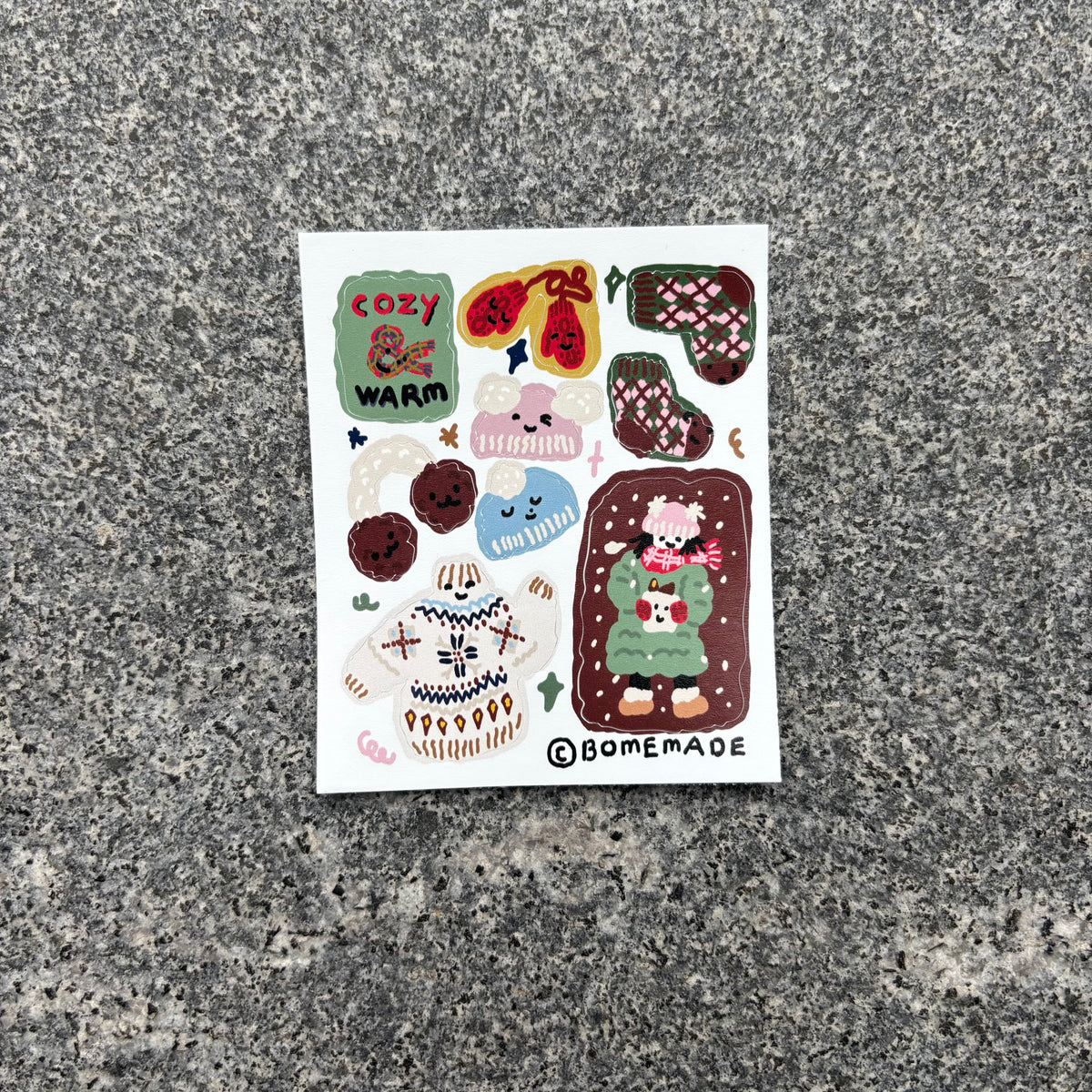 One Mini Sticker mini Sticker : Sweater – Bomemade illustrations
