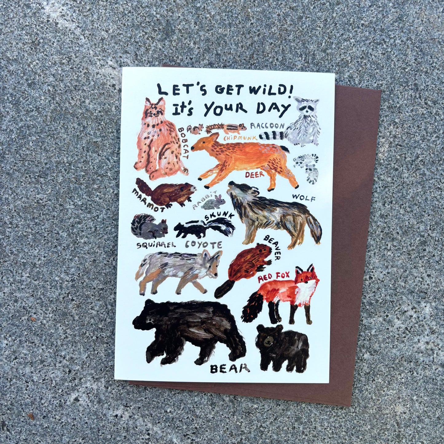 Card : Let’s get wild