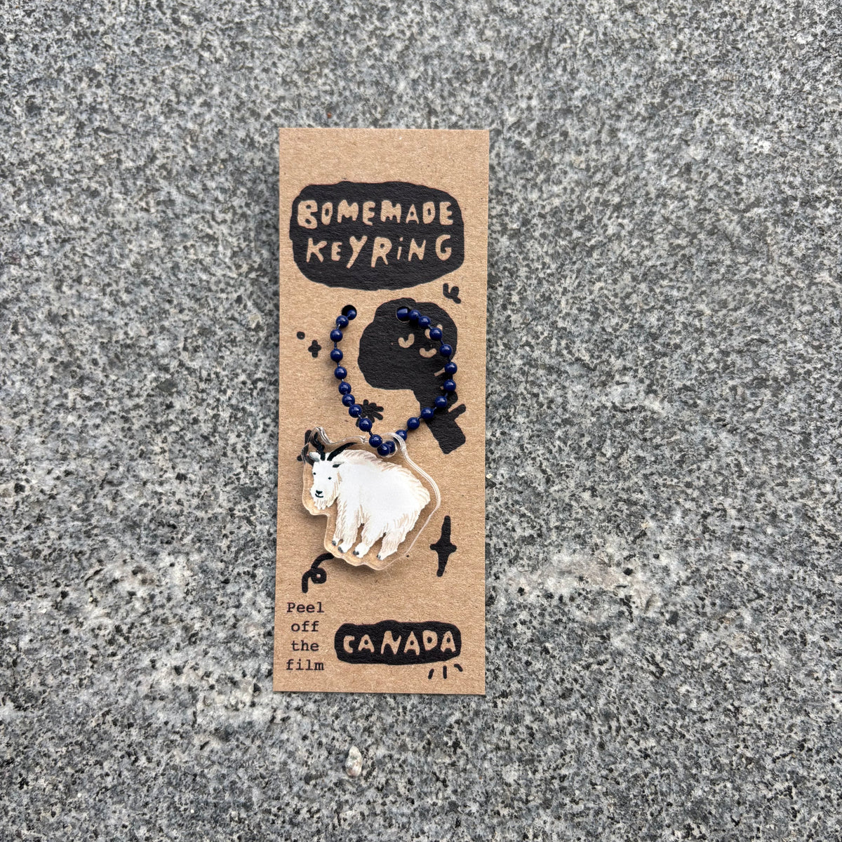 Keyring: mountain goat