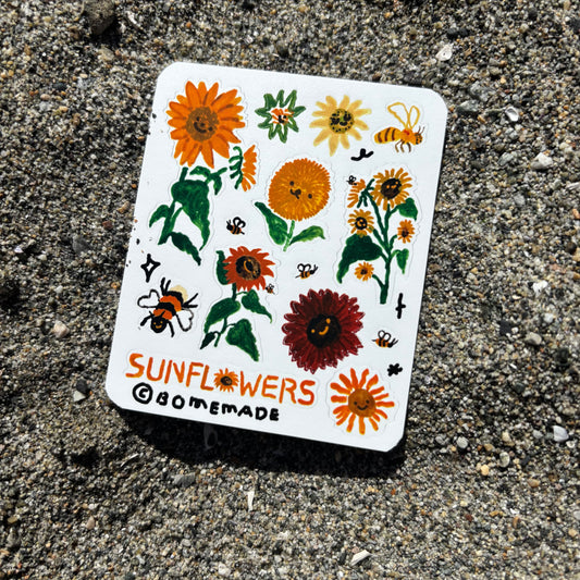 mini Sticker : Sunflower