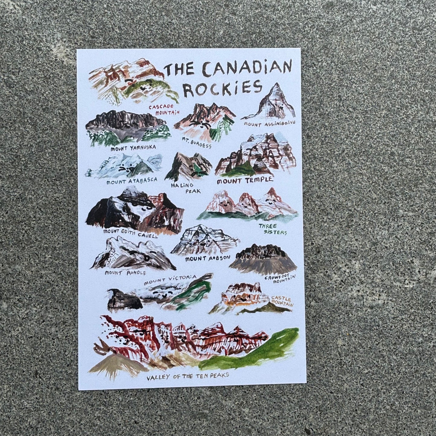 mini Poster : The Canadian Rockies