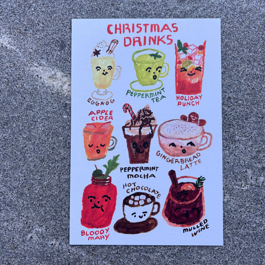 mini Poster : Christmas Drink