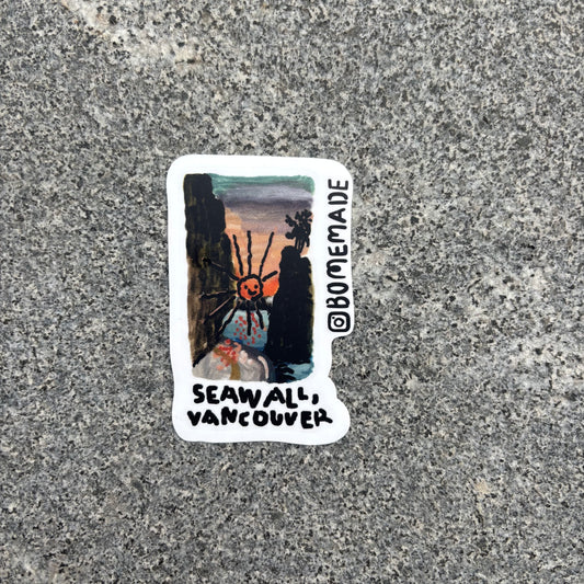 Sticker : Seawall Sunset