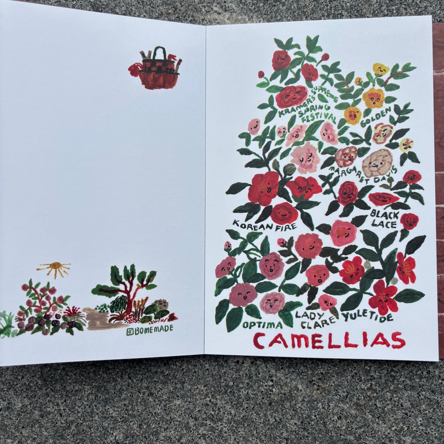 24 postcards Book - Garden Collection