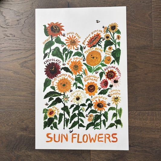 Big Poster : Sunflowers