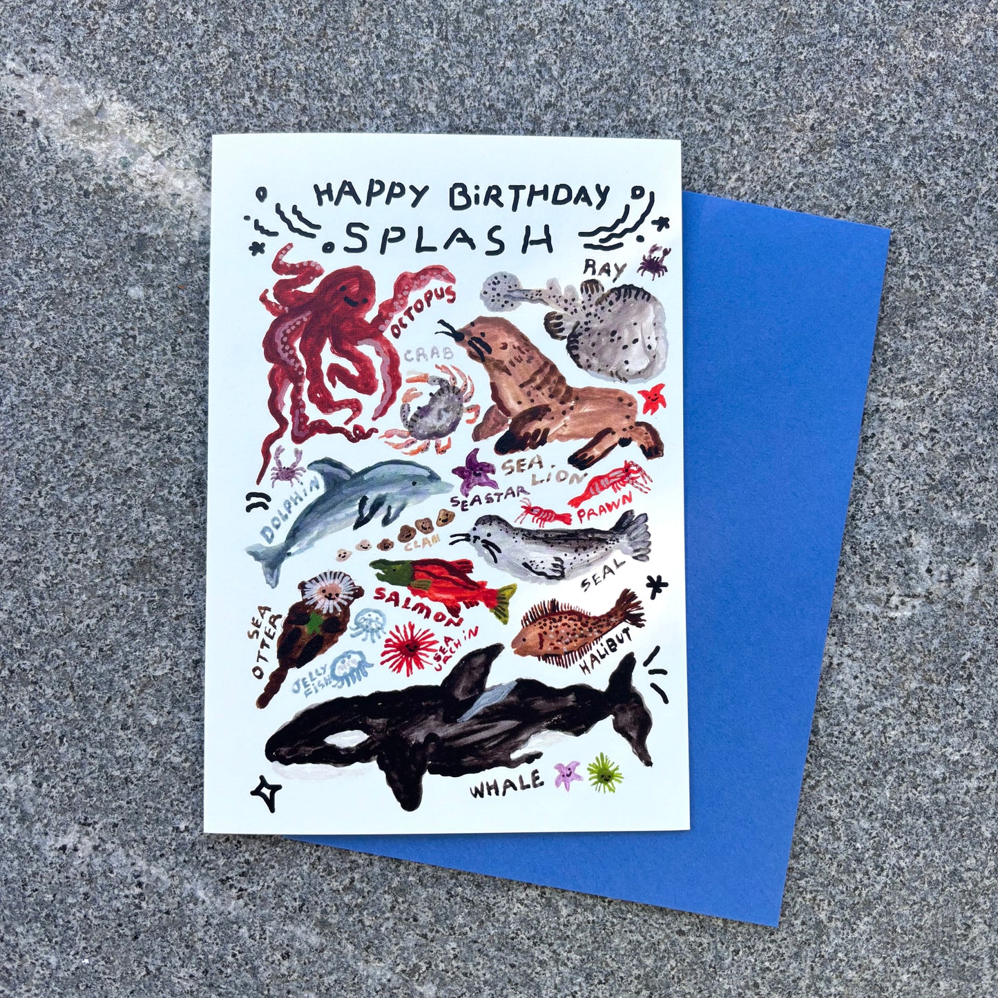 Card : Splash birthday