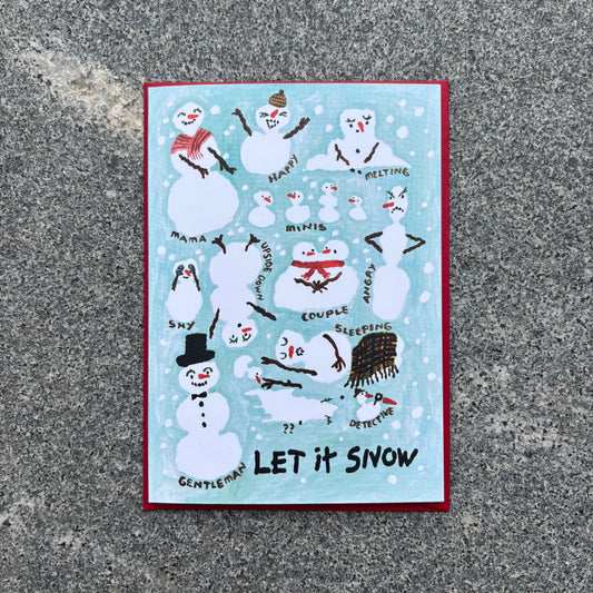 Card : Let it snow