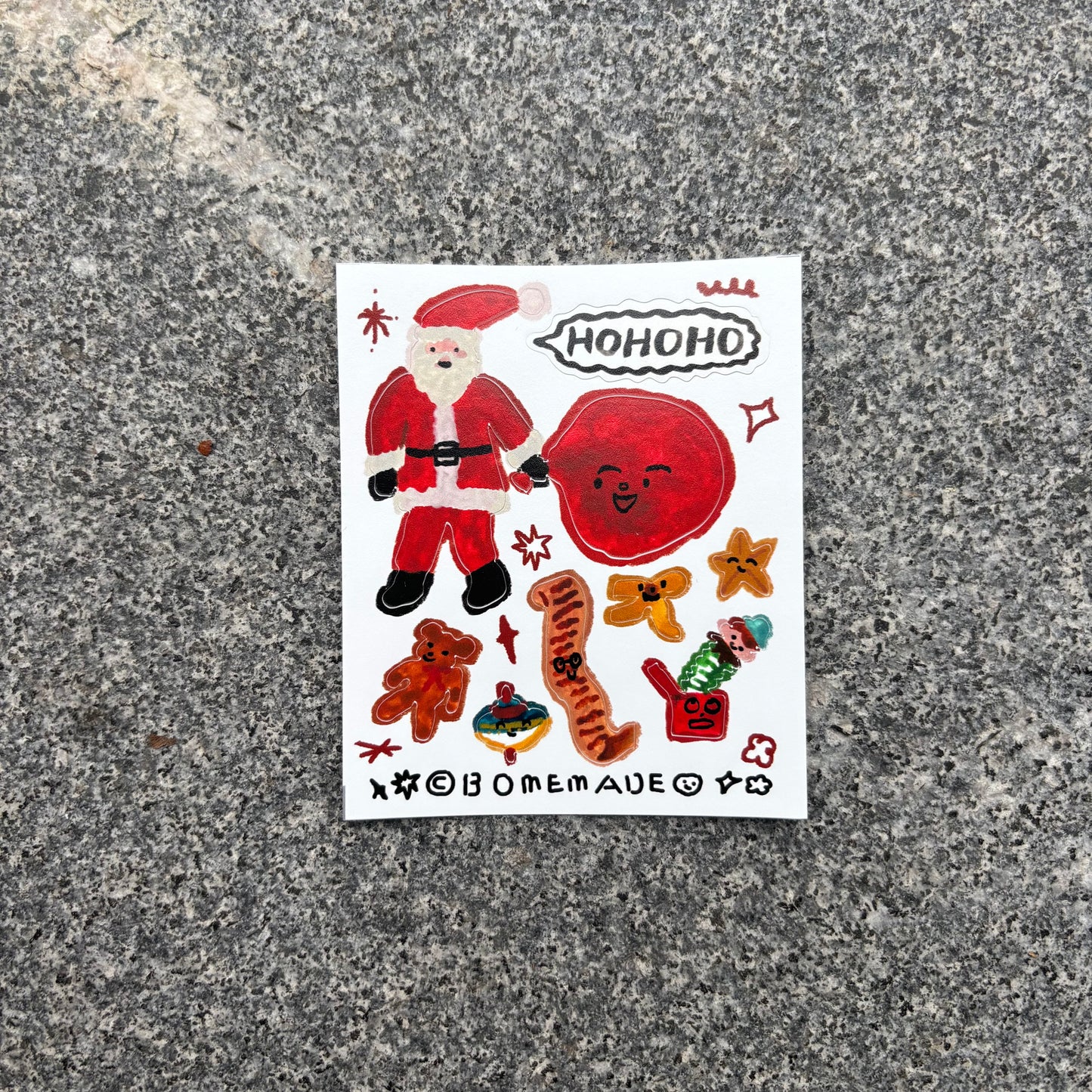 mini Sticker : Santa